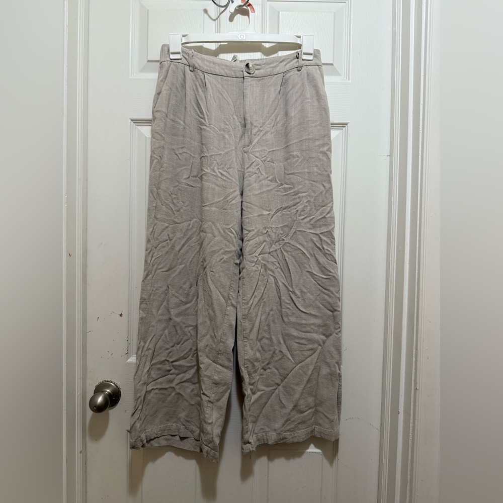 Vintage Blenca Linen Wide Leg Trousers